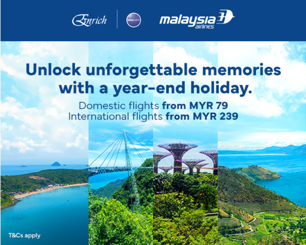 Plan your year-end holidays with Malaysia Airlines